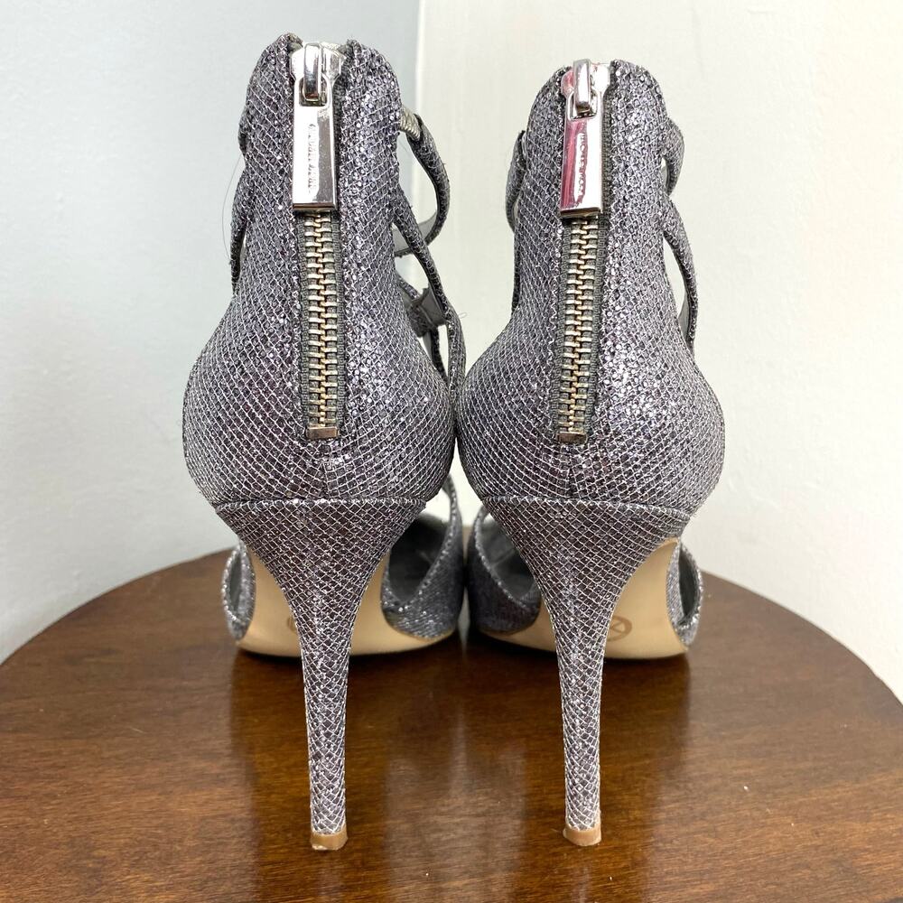 Michael Kors Catia Sparkling Silver Glitter Chain… - image 6